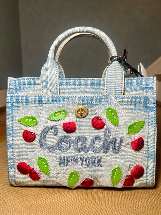 Coach Handbags - Coach Embroidered Cargo Tote 20